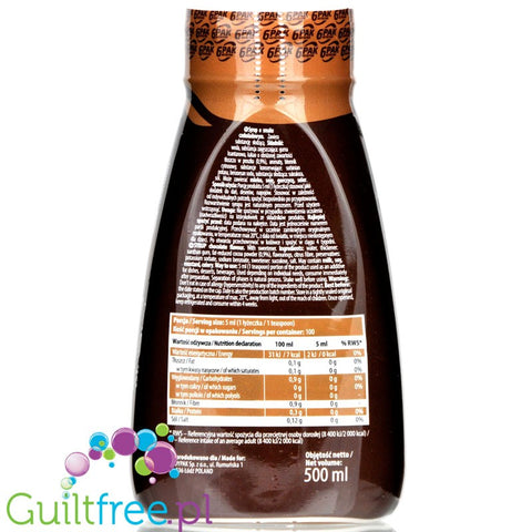 6Pak Zero Sauce Chocolate zero calorie