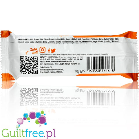 Novo Foods Protein Wafer Salted Caramel