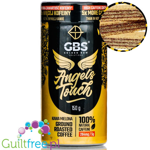 GBS Angel's Touch instant flavored coffee with caffeine boost, Waffer
