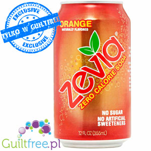 Zevia Orange - 100% natural safflower without calories with stevia and erythritol