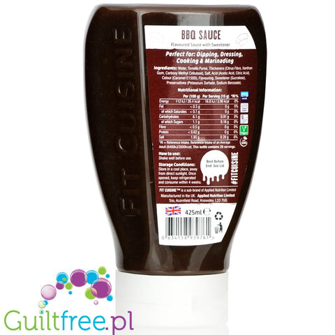 Fit Cuisine Low Calorie Sauce 425ml BBQ Sauce