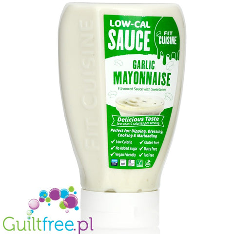Fit Cuisine Low Calorie Sauce 425ml Garlic Mayonnaise