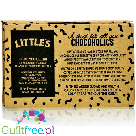 Little's Café ChocaHOLICS Selectoin Box - Flavour Infused Instant Coffee 3 x 50g