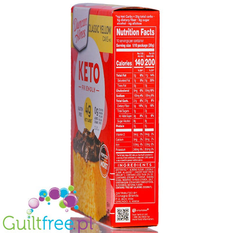 Duncan Hines Keto Friendly Classic Yellow Cake Mix