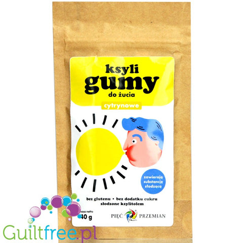 Pięć Przemian (Five Changes) XyliGums, sugar free  chewing gum, Lemon