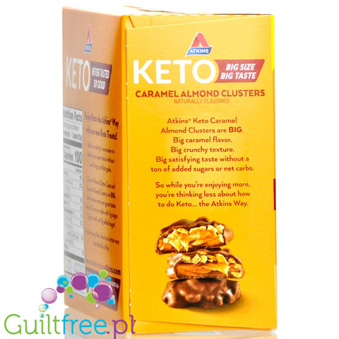 Atkins KETO Caramel Almond Clusters box 8pcs