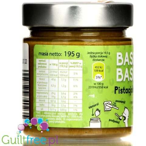 Basia Basia Pistachiolada - pistachio spread with dates