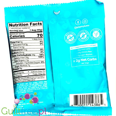 Kiss My Keto Gummies - MCT infused fruity gummy bears