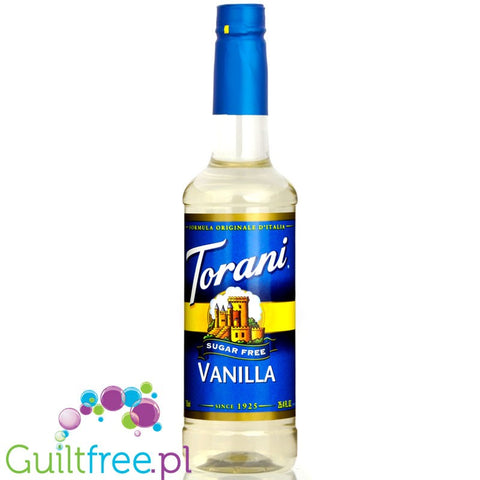 Torani Vanilla 0,75L - sugar free barista coffee syrup