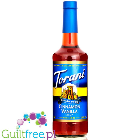 Torani Sugar Free Cinnamon Vanilla Syrup - Cinnamon-vanilla sugar-free syrup