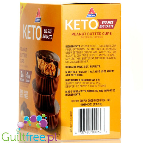 Atkins KETO Peanut Butter Cups box 8pack