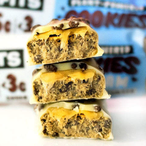 MisFits Plant Cookies & Cream - triple layered vegan protein bar