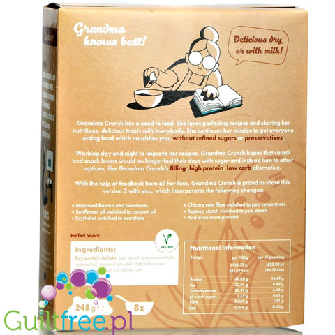 Grandma Crunch Keto Cereal Coconut