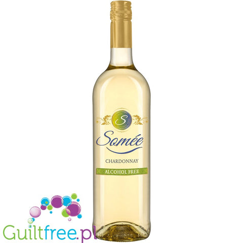 Somée Chardonnay - a white non-alcoholic semi-dry wine 23kcal