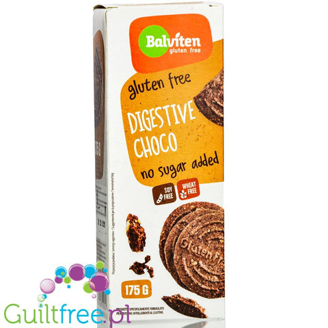 Balviten Choco - gluten-free cocoa biscuits with no added sugar and no soy