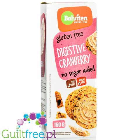 Balviten Cranberries - gluten-free oat biscuits with cranberries without added sugar and without soy