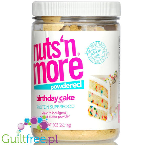Nuts 'N More Peanut Powder Birthday Cake