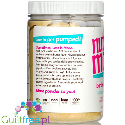 Nuts 'N More Peanut Powder Birthday Cake