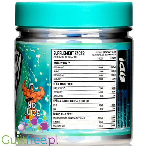 Naughty Boy Nicky No Juice Pre-Workout