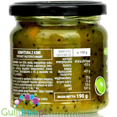 Devaldano sugar free kiwi preserves