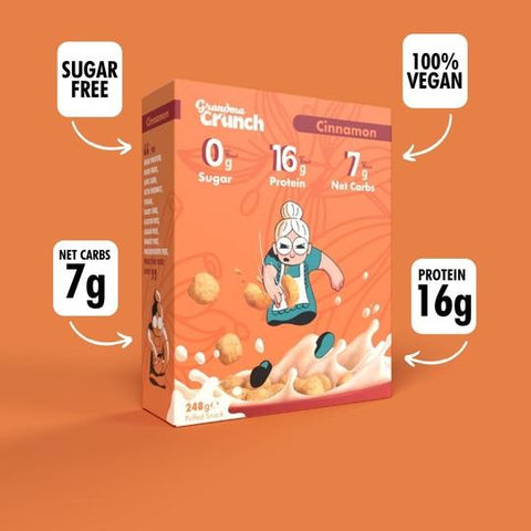 Grandma Crunch Keto Cereal Cinnamon