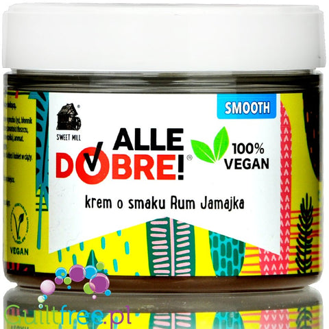 Sweet Mill AlleDobre Vegan Jamaica Rum sugar free spread 250g