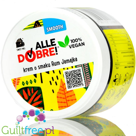 Sweet Mill AlleDobre Vegan Jamaica Rum sugar free spread 250g
