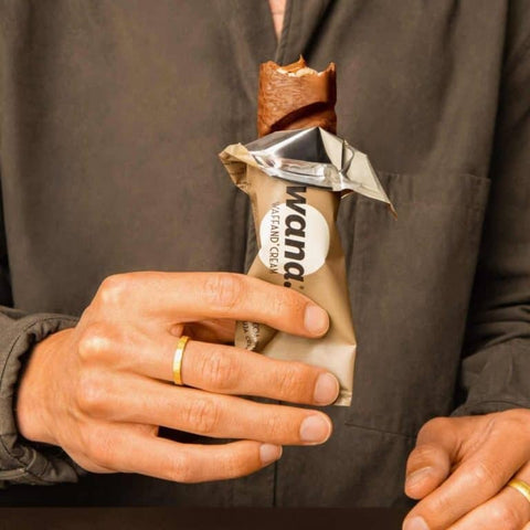 Wana Waffle and Cream Bar Cocoa with Hazelnut and Gianduia