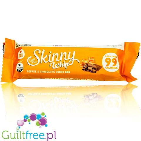 Skinny Whip Toffee & Chocolate Snack Bar, 99kcal