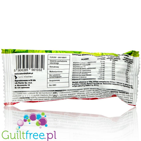 Lolli Popi Raspberry - sugar-free Lollipop with vitamins, sweetened with erythritol and stevia
