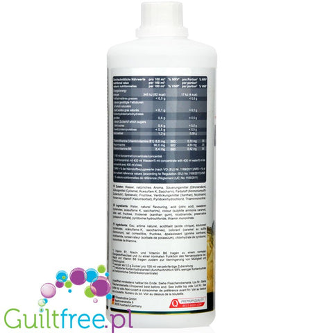 Vital Drink Ginger Ale 1L  sugar free concetrate with L-carnitine