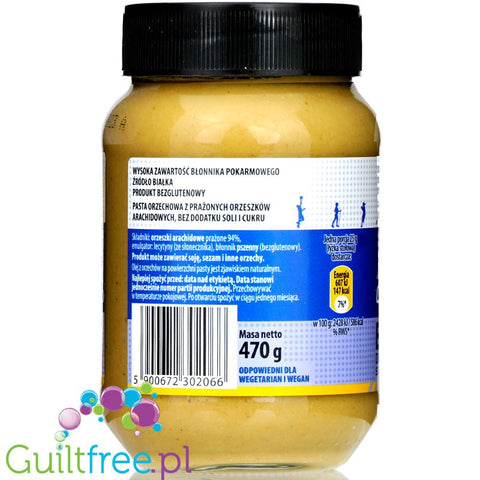 Primavika Active, Peanut Butter with fiber, no added sugar