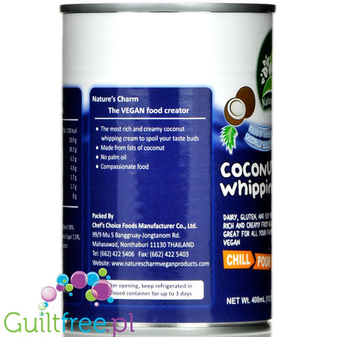 Nature's Charm Coconut Whipping Cream 400g