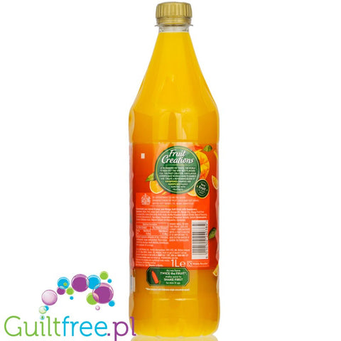 Robinsons Fruit Creations Orange & Mango Squash No Added Sugar 1 Litre