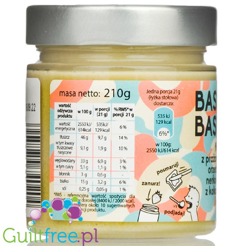 Basia Basia - roasted cashews spread with coconut and salt