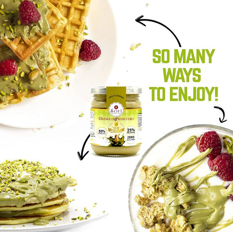 SoFi Gym Proteica Crema di Pistacchio - Sicilian pistachio cream with WPI protein