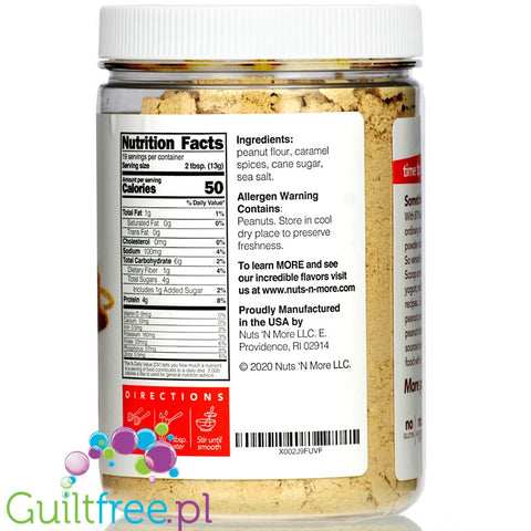 Nuts 'N More Peanut Powder Salted Caramel