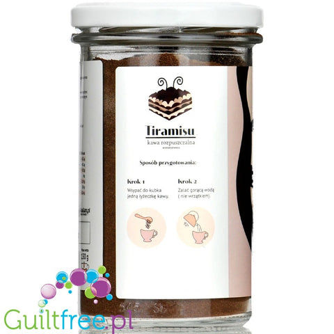Krukam Tiramisu - flavored instant coffee without sugar