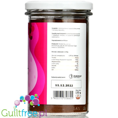 Krukam Raspberry - flavored instant coffee without sugar