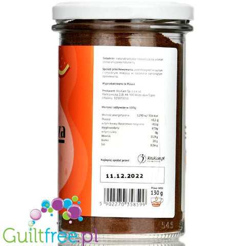 Krukam Orange - flavored instant coffee without sugar