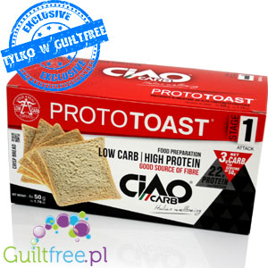Ciao Carb toast with low glycemic index