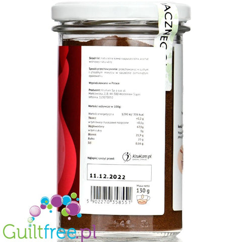 Krukam Black Cherry - flavored instant coffee without sugar