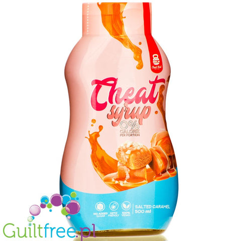 Cheat Meal Nutrition Salted Caramel - syrup calorie free, sugar free, fat free sauce