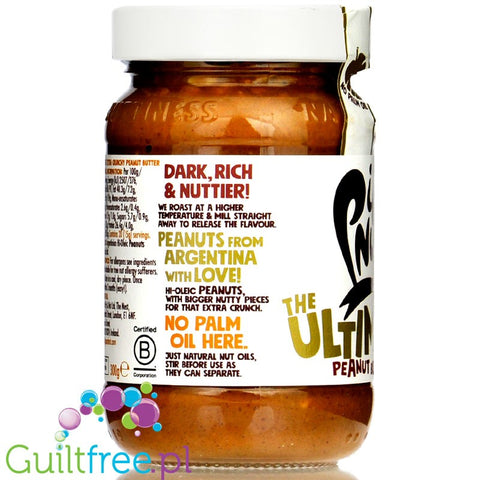 Pip & Nut Ultimate Crunchy Dark Roast Peanut Butter 300g