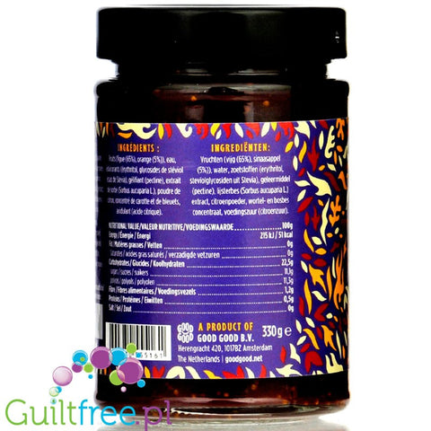 Good Good Keto Friendly Sweet Jam, Fig 36kcal