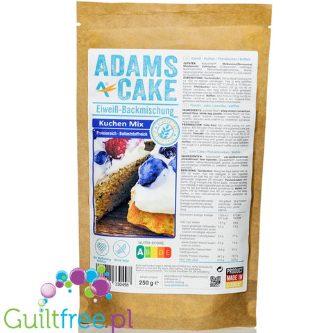 Adam's Cake - gluten free, low carb soft yellow cake baking mix