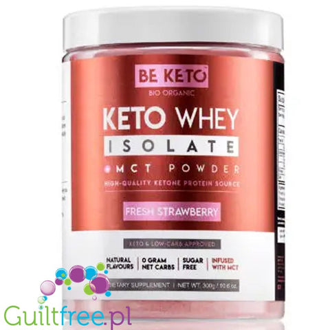 BeKeto™ WPI + MCT, Fresh Strawberry, 300g