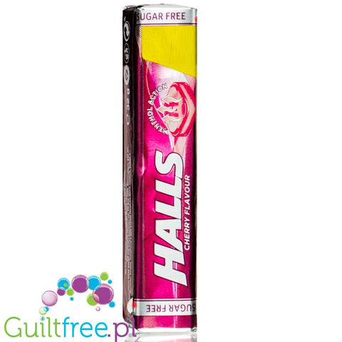Halls Cherry sugar free candies with vitamin C