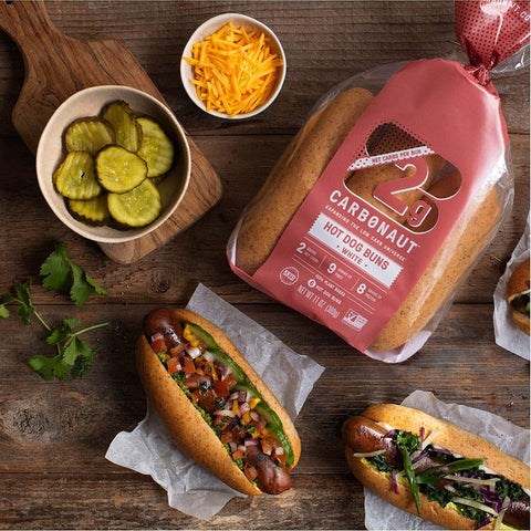 Carbonaut White Hot Dog Buns