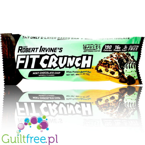 Robert Irvine's Fit Crunch  Snack Size Whey Protein Baked Bar, Lemon Cake